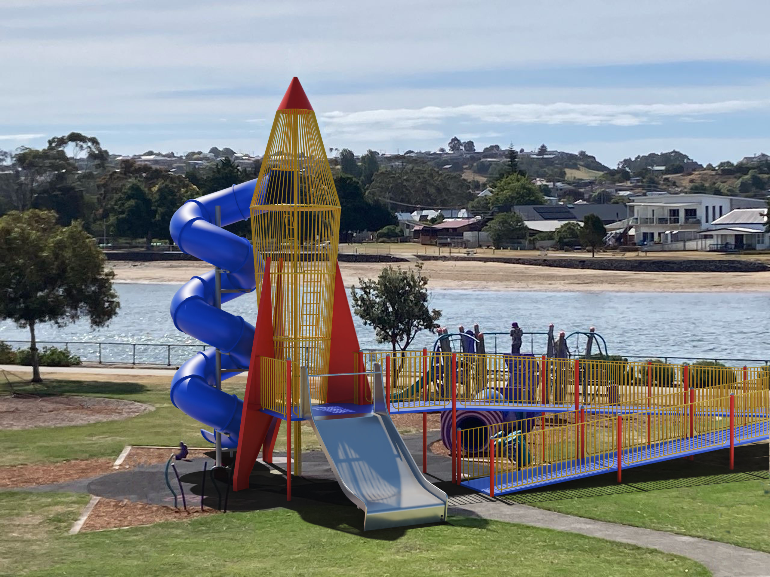 rocketship artists impression