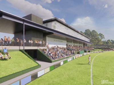 Render of sideline view